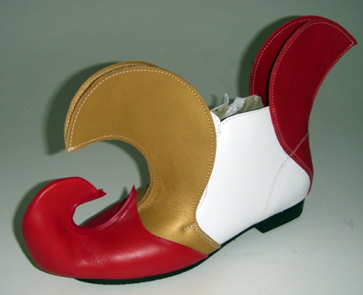 Narrenschoen speciaal rood wit goud