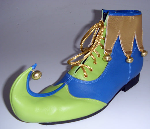 Narrenschoen fel groen blauw goud